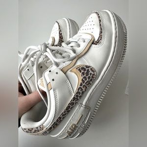 Womens Air Force 1 Low Shadow "Leopard" sneakers